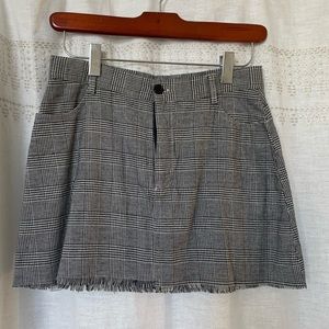 Brandy Melville plaid mini skirt